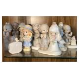 Group of Precious Moments figurines