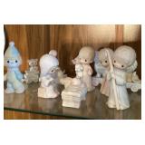 Group of Precious Moments figurines