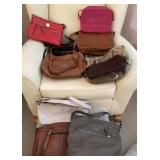 Collection of handbags