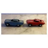 2 Marx slot cars