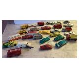 Group of vintage diecast vehicles