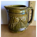 Brush McCoy Pottery pitcher "Avenue of Trees"