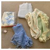 Crocheted throws