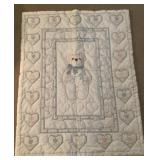 27x34 hand stitched baby quilt