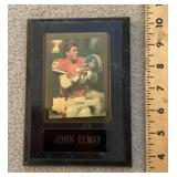 John Elway photo plaque