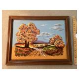 Needlework wall art