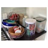 Cleanup lot on kitchen counter