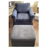 Bassett chair & ottoman