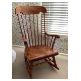 Wooden rocking chair