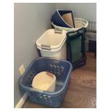 Hampers, laundry baskets, etc.