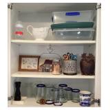 Contents of kitchen cabinet