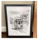 Framed Don Davey print