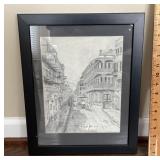 Framed New Orleans print