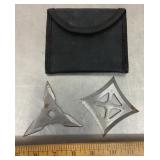 2 ninja throwing stars