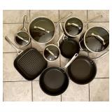 14-piece Kirkland non-stick pots and pans
