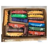 Flat of train cars