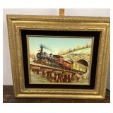 C. Carson train painting