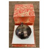 Wallace 1997 silverplate Christmas ornament
