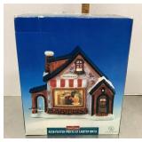 Hand painted porcelain lighted village house