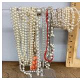 Costume jewelry necklaces and bracelets