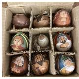 Ten Thousand Villages Christmas ornament set