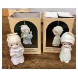 2 Precious Moments Christmas ornaments