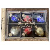 Mouth blown handpainted Christmas ornaments