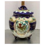 Imari porcelain biscuit jar