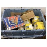 Flip top tote and contents