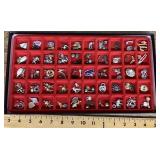 Collection of costume jewelry charms