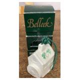 Belleek porcelain Christmas ornament