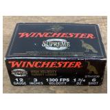 Winchester Supreme 12 gauge 6 shot bullets