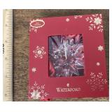 Waterford snowflake Christmas ornament