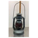 Dietz Wizard lantern with red globe