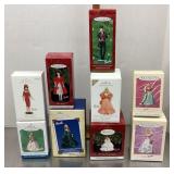 9 Hallmark Barbie ornaments