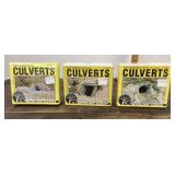 3 culverts --sealed