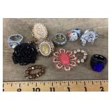 Costume jewelry rings