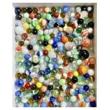 Box of assorted marbles