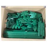 Box of plastic train track