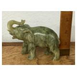 Carved stone elephant