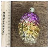 Mercury glass Christmas ornament