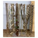 Costume jewelry necklaces