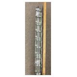 Group of long model railroad track