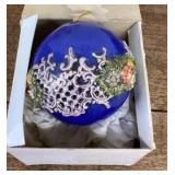 W. German Cottage Flowers Christmas ornament