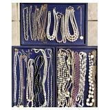 Costume jewelry necklaces