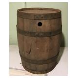 Small wooden keg
