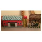 Tin litho farm set