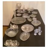 Group of clear glass
