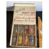 Coronet Crystal Melody party set tumblers