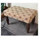 Upholstered footstool
